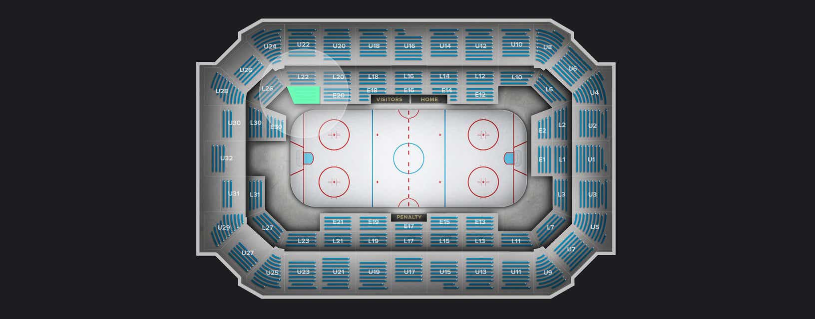 Seat view from Executive