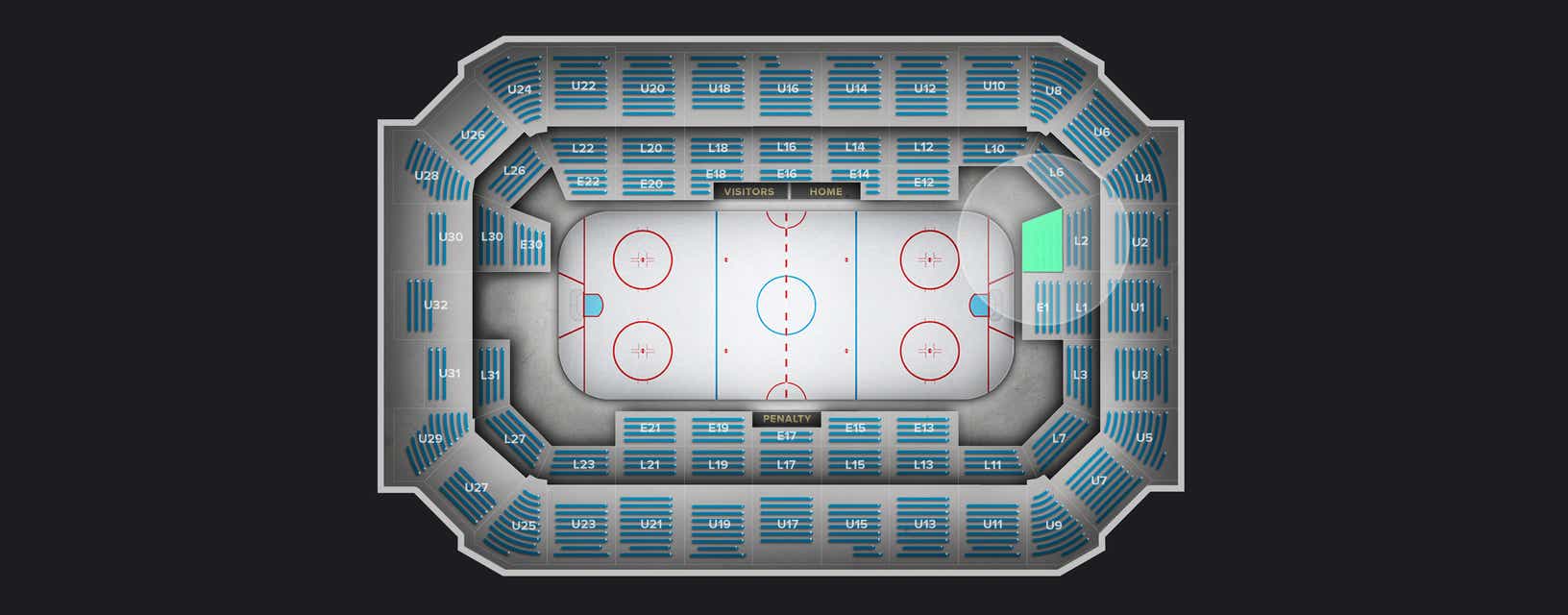 Seat view from Executive