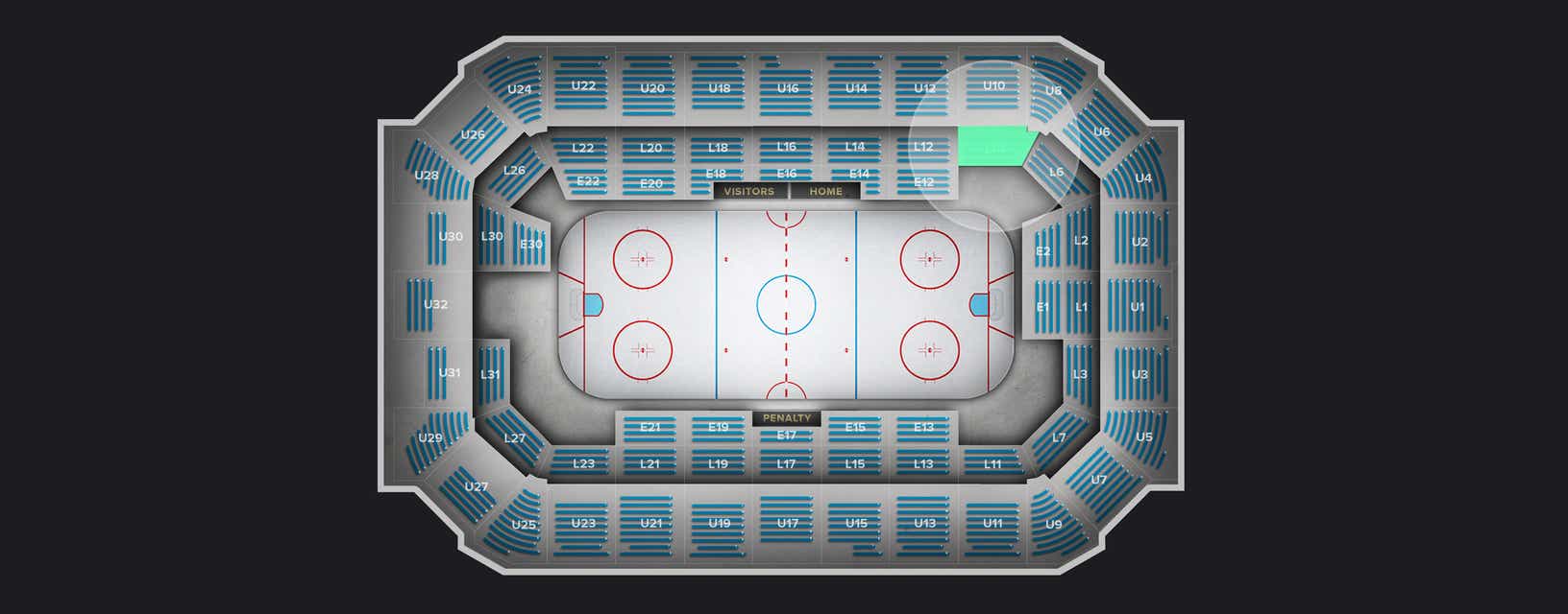 Seat view from Lower