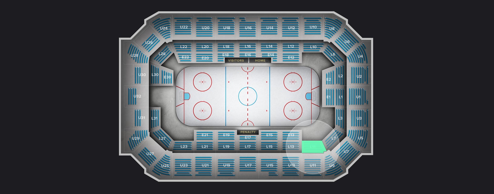 Seat view from Lower