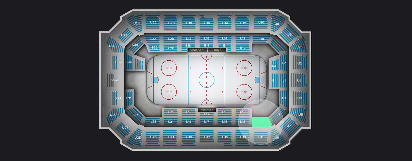 Seat view from Lower