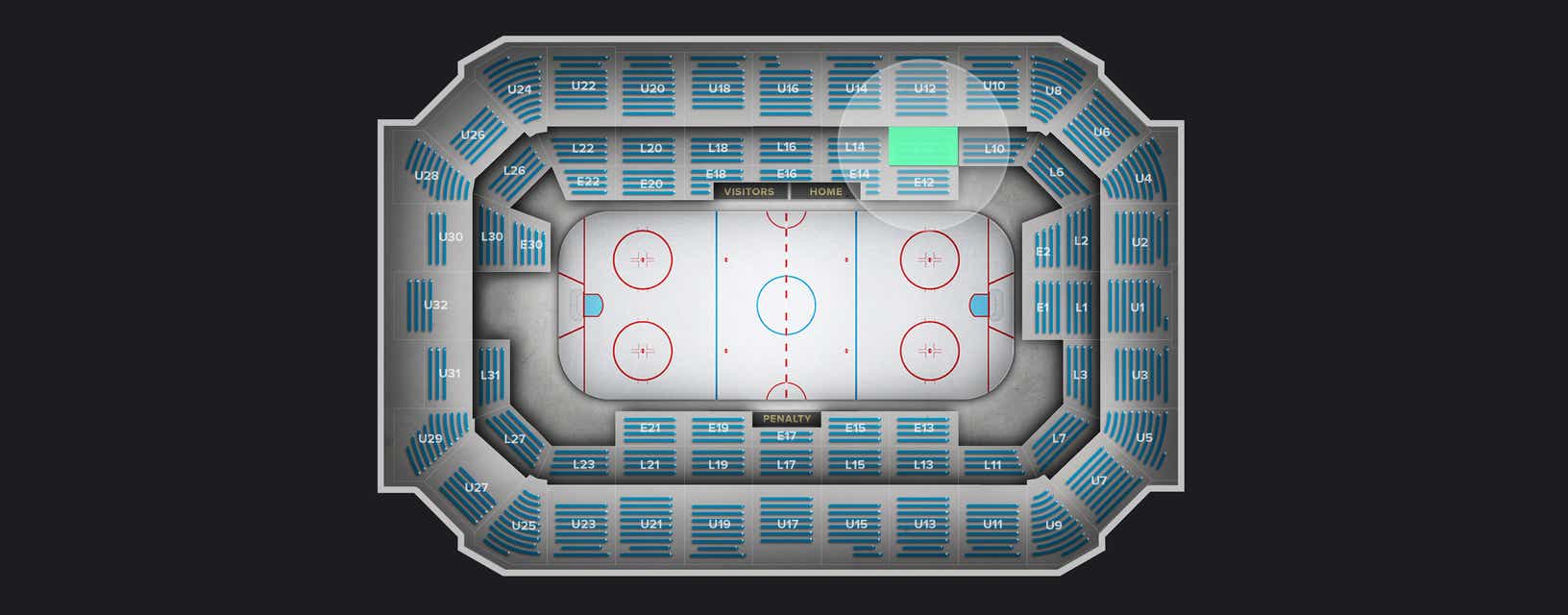 Seat view from Lower