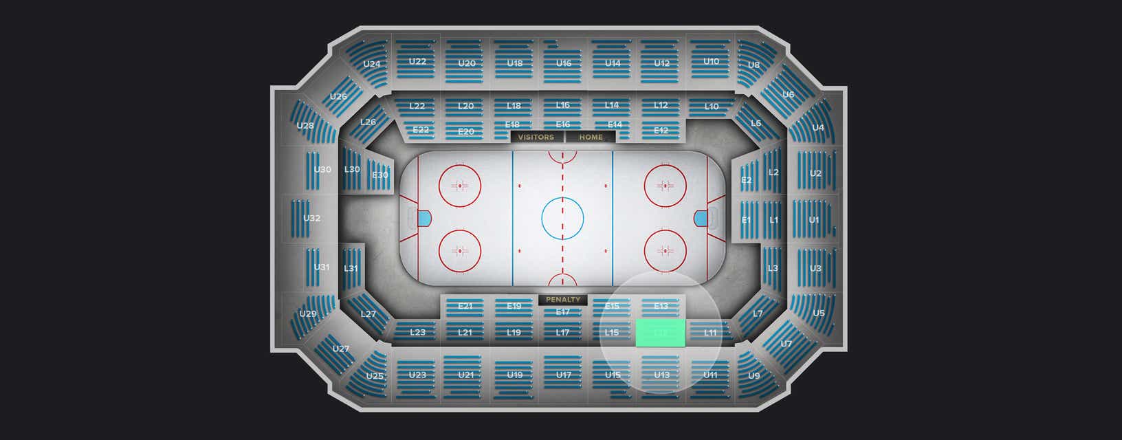 Seat view from Lower