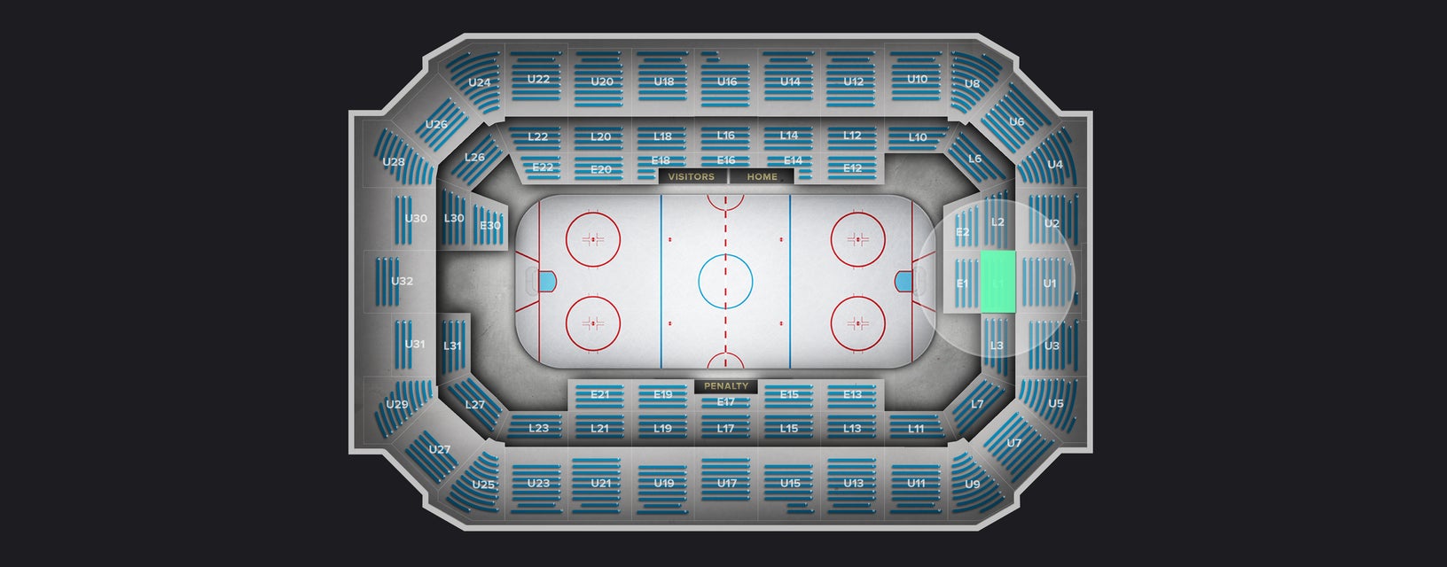 Seat view from Lower