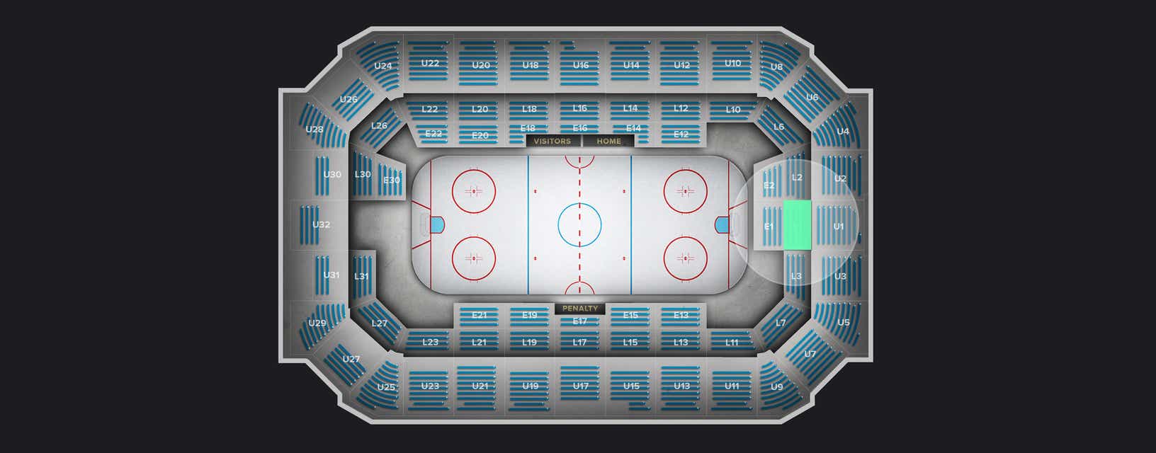 Seat view from Lower