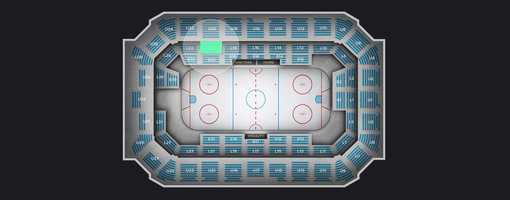 Seat view from Lower