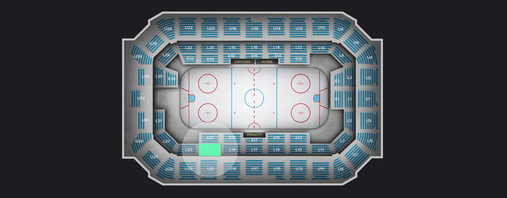 Seat view from Lower