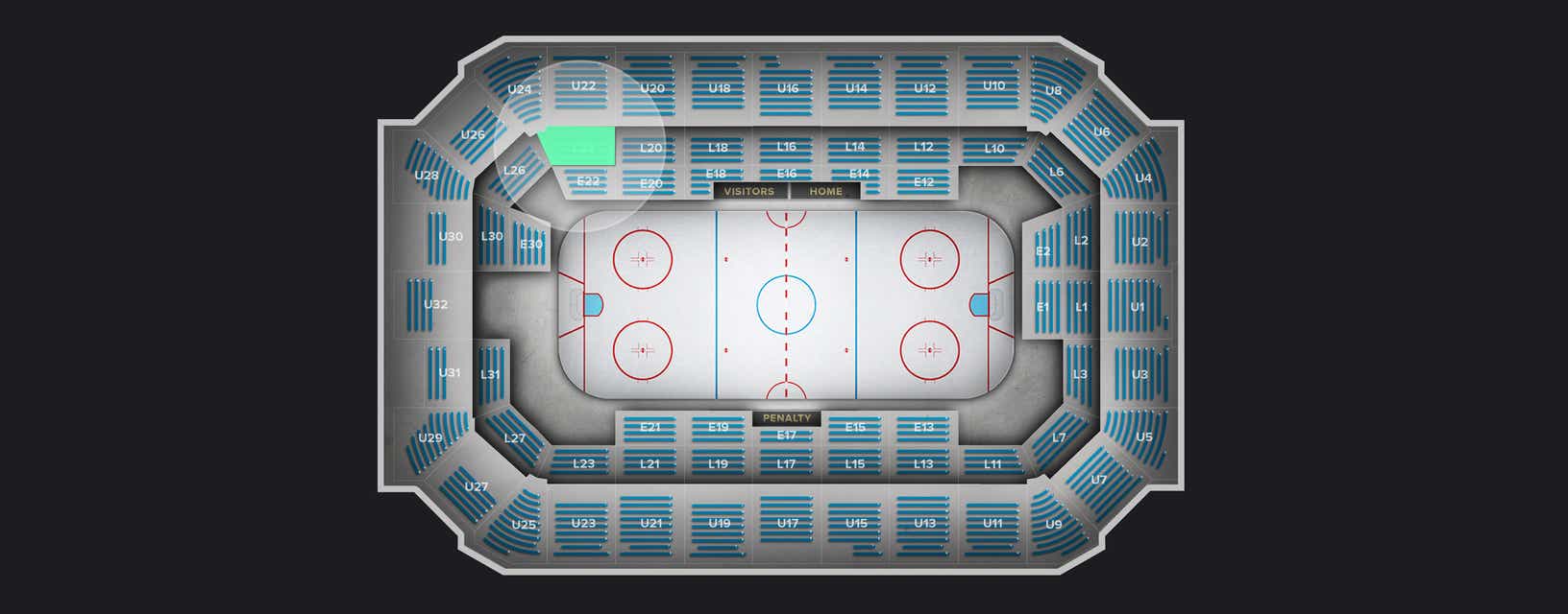 Seat view from Lower