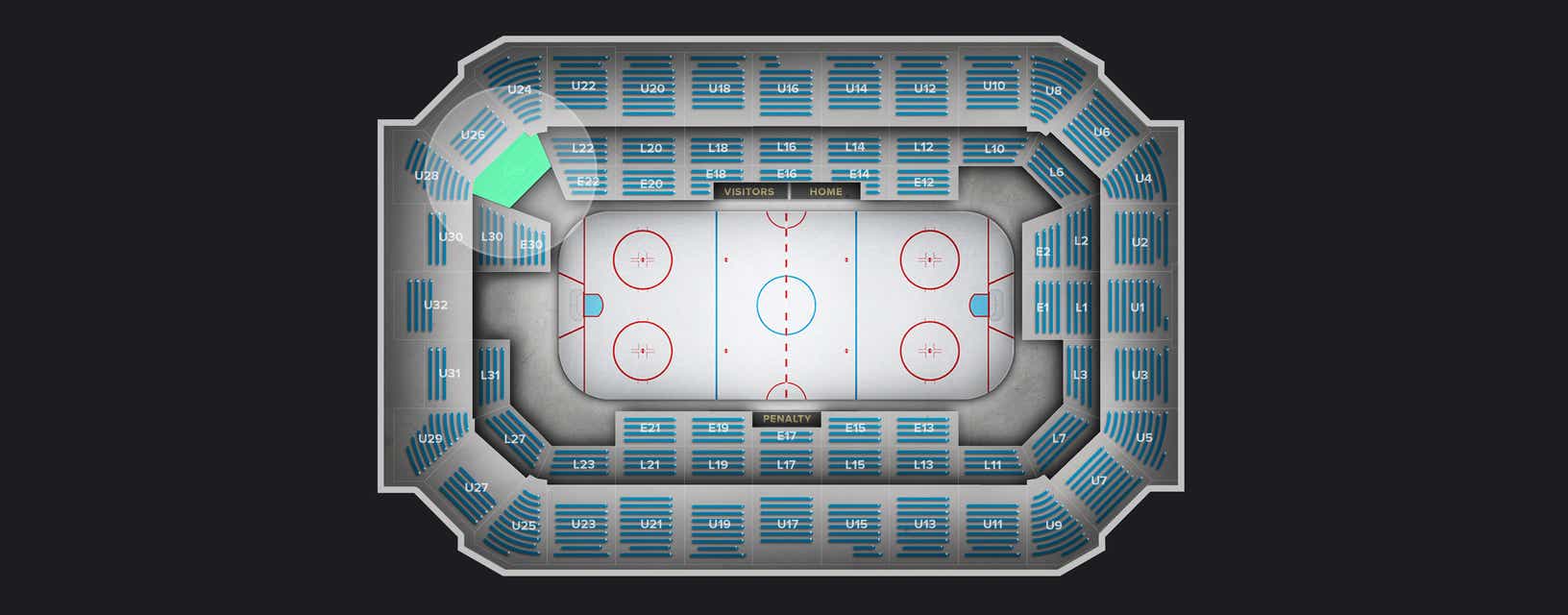 Seat view from Lower