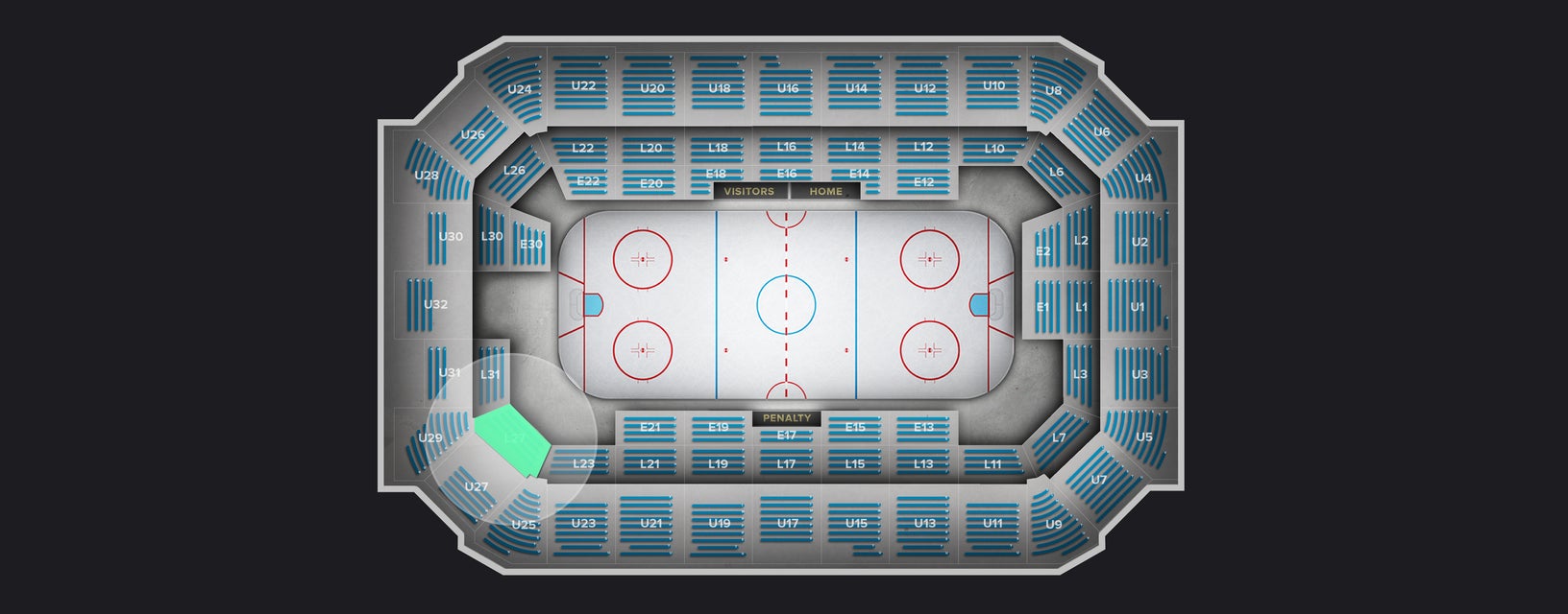 Seat view from Lower