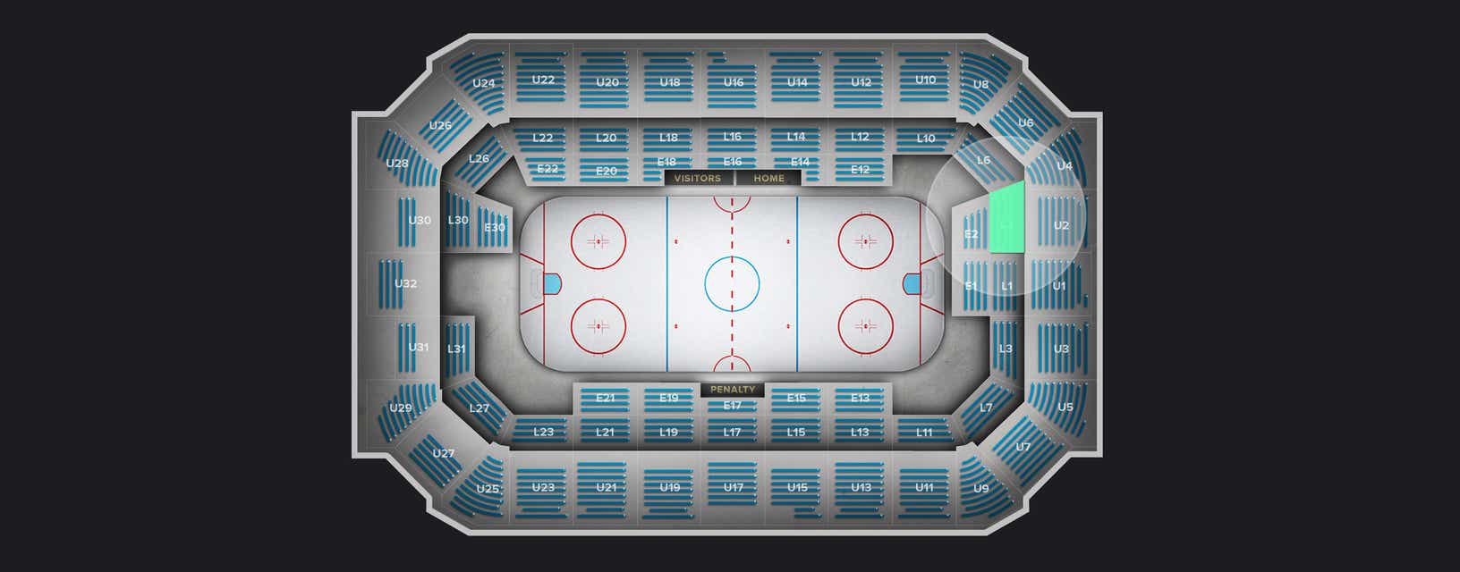 Seat view from Lower