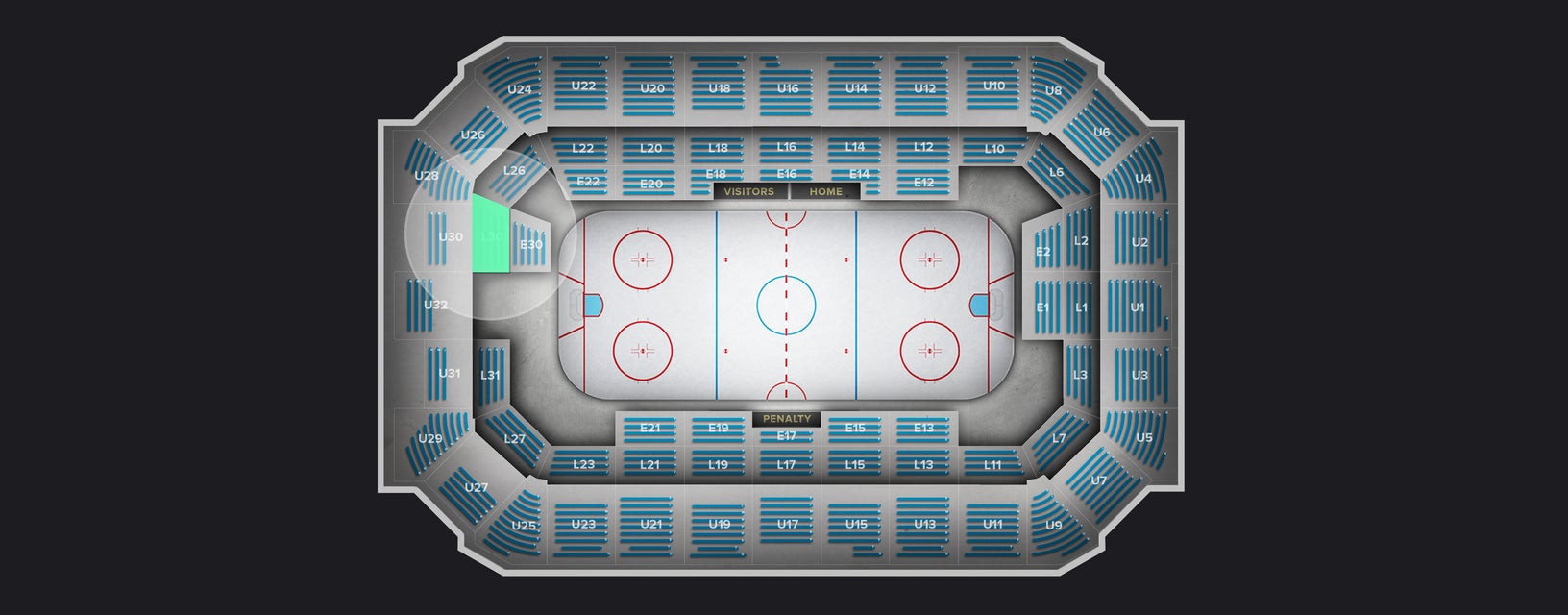 Seat view from Lower
