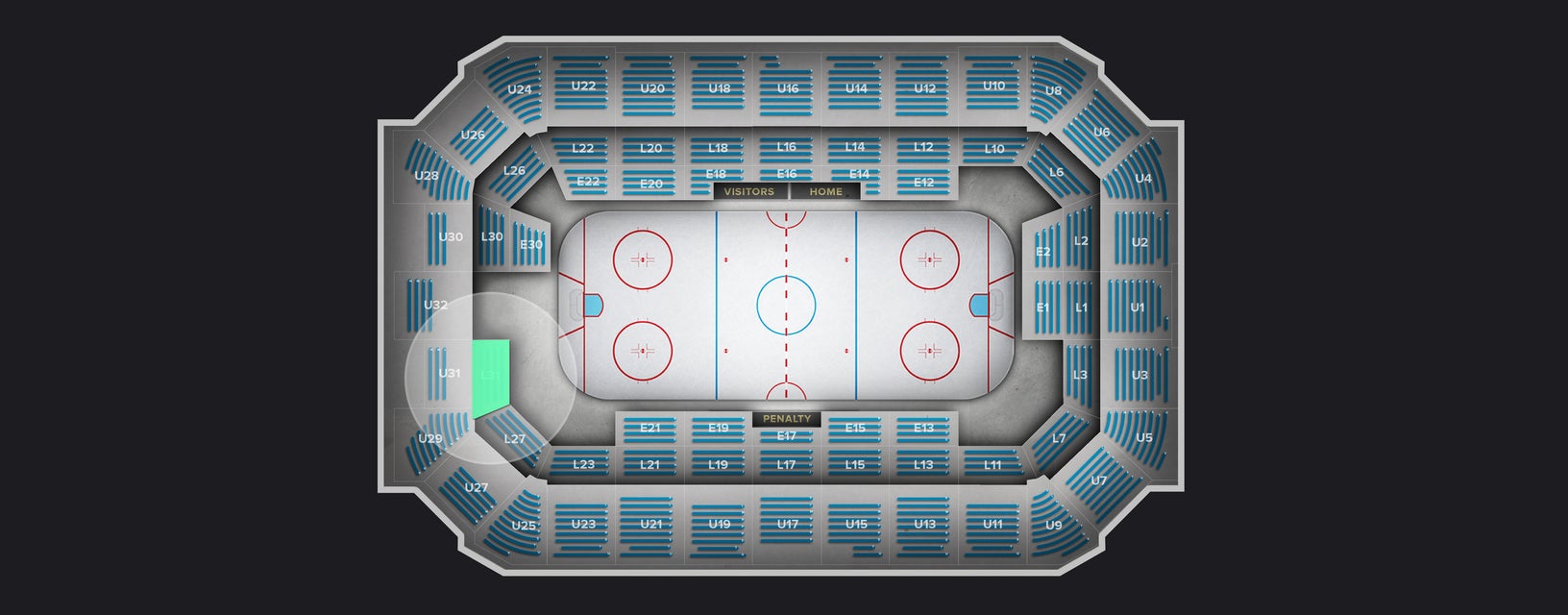 Seat view from Lower