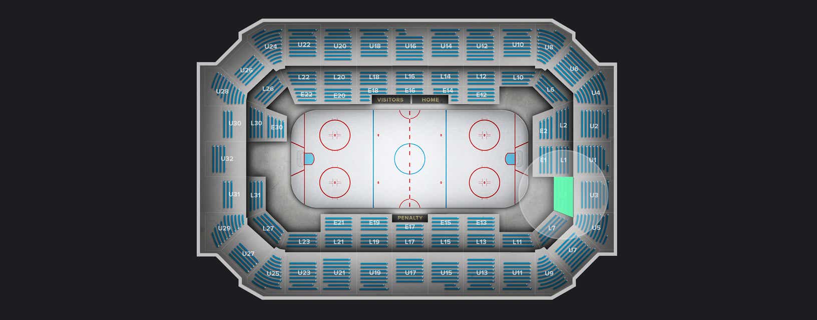 Seat view from Lower