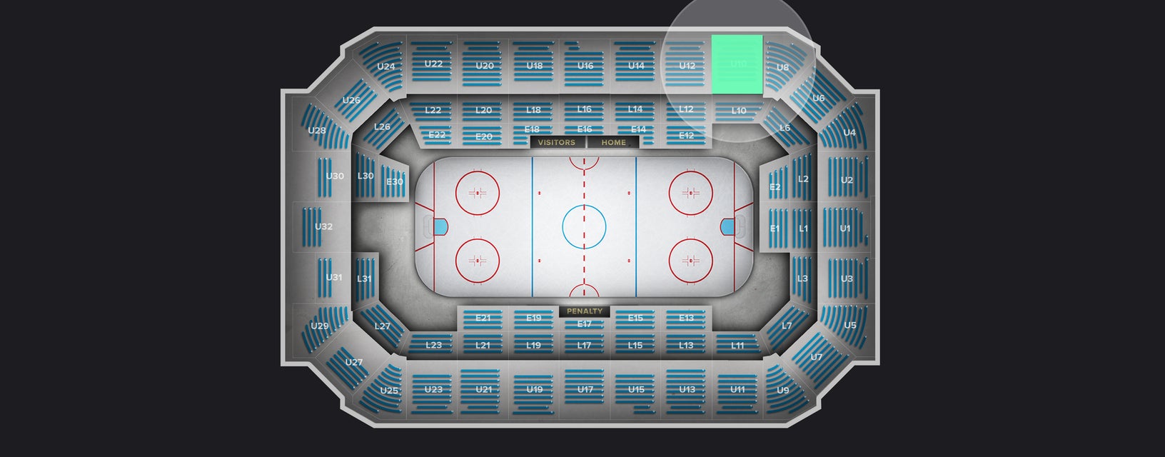 Seat view from Upper