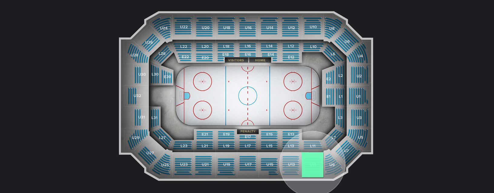 Seat view from Upper