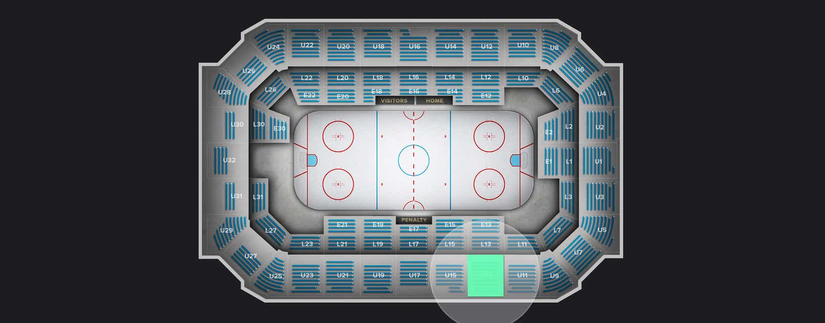 Seat view from Upper