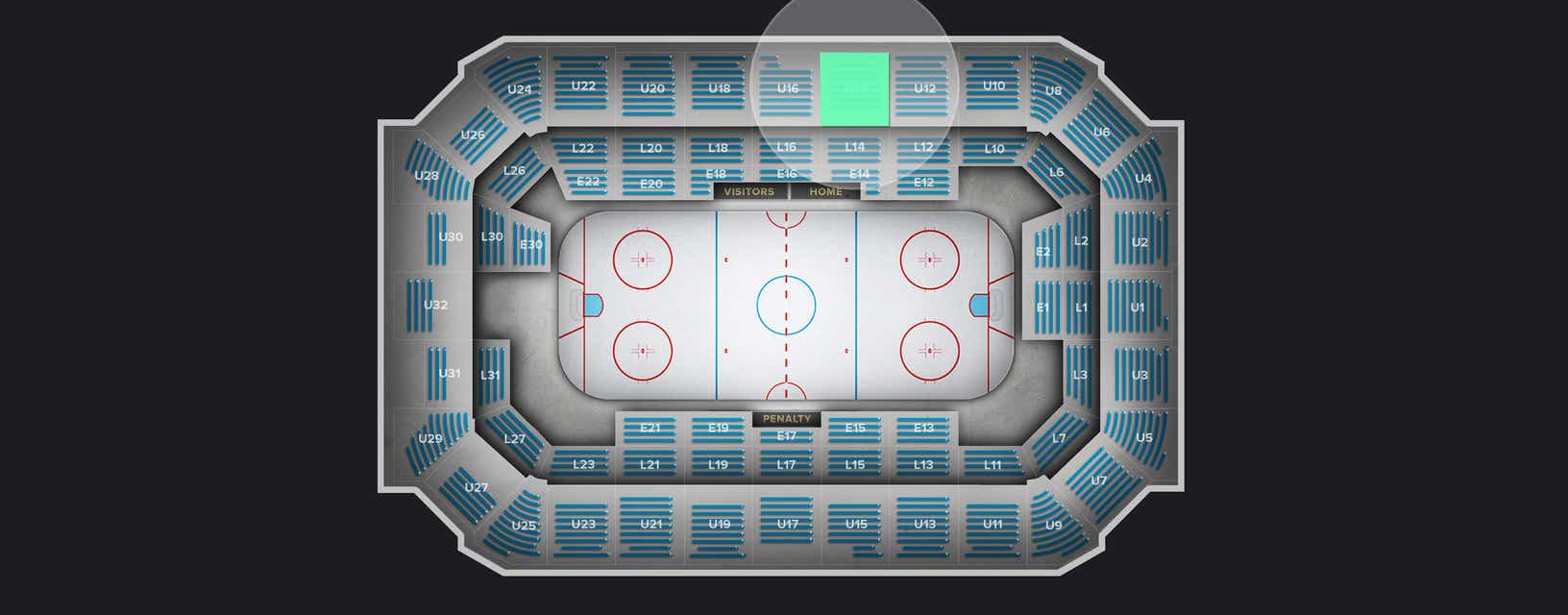 Seat view from Upper