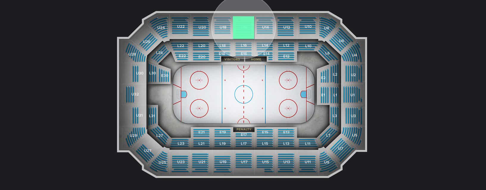 Seat view from Upper