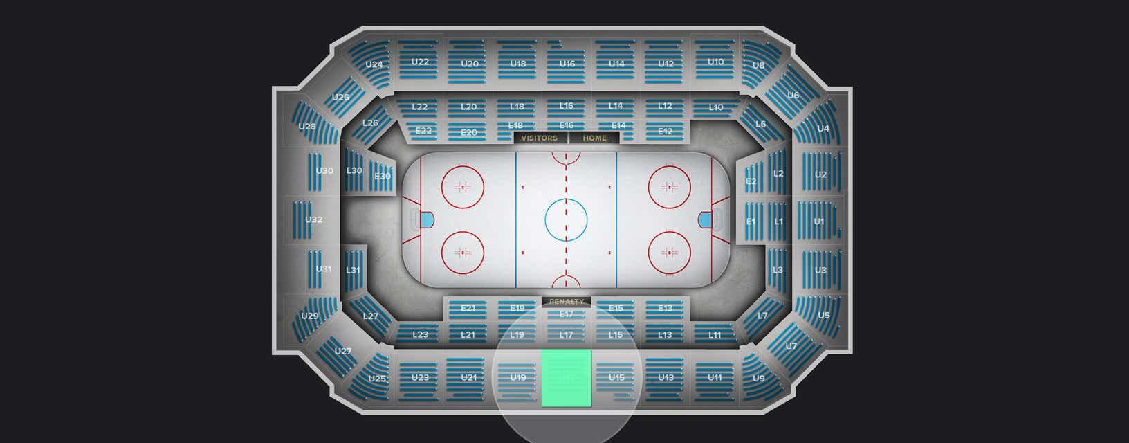 Seat view from Upper