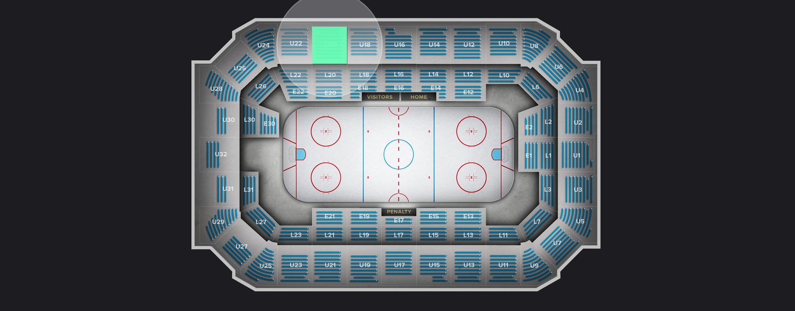 Seat view from Upper