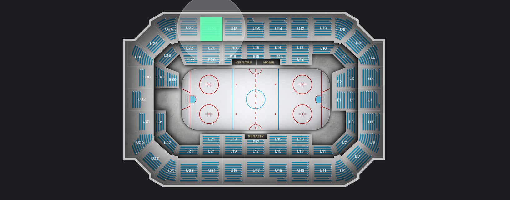Seat view from Upper