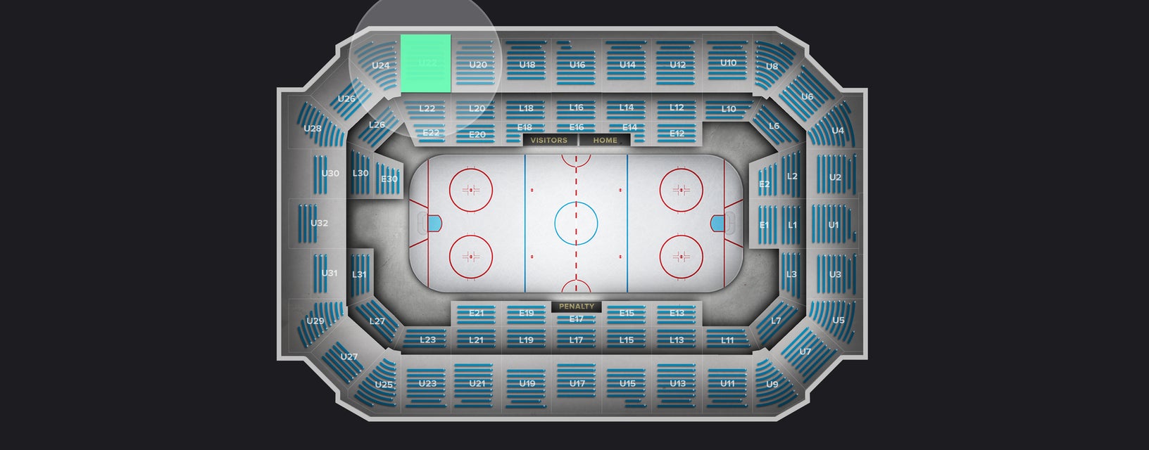 Seat view from Upper
