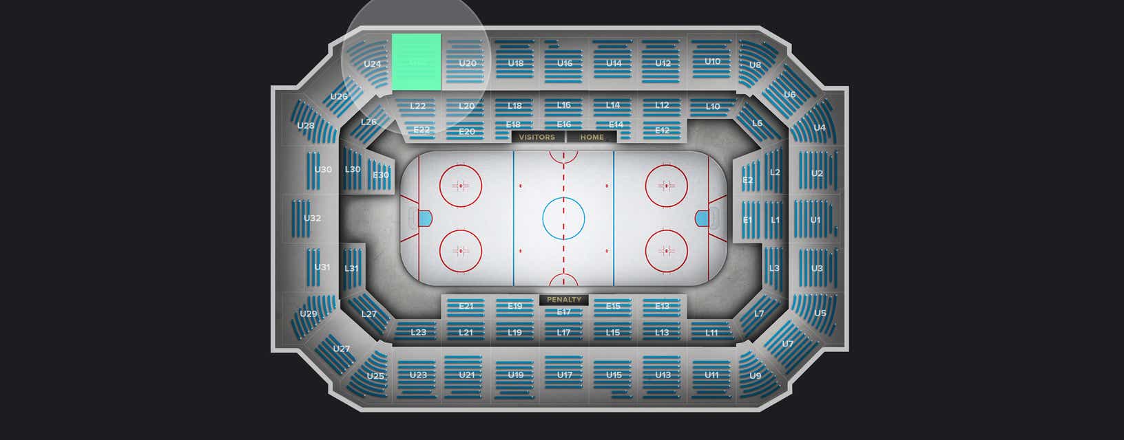 Seat view from Upper