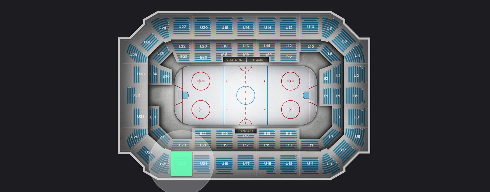Seat view from Upper