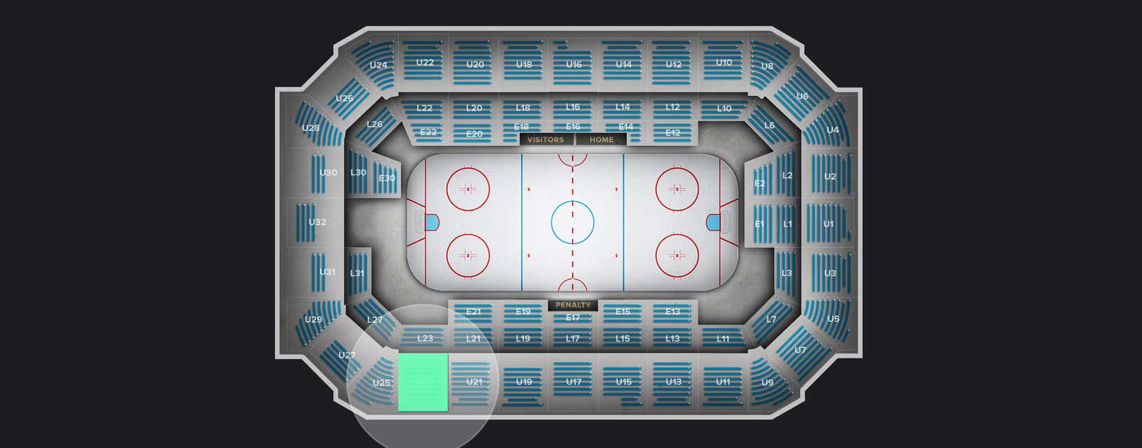 Seat view from Upper