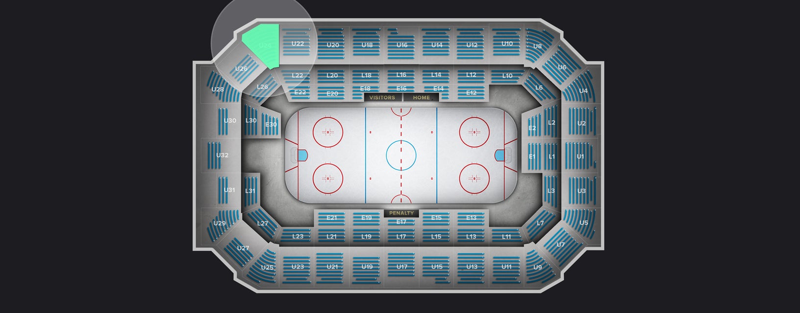 Seat view from Upper