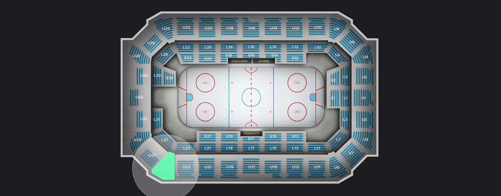 Seat view from Upper