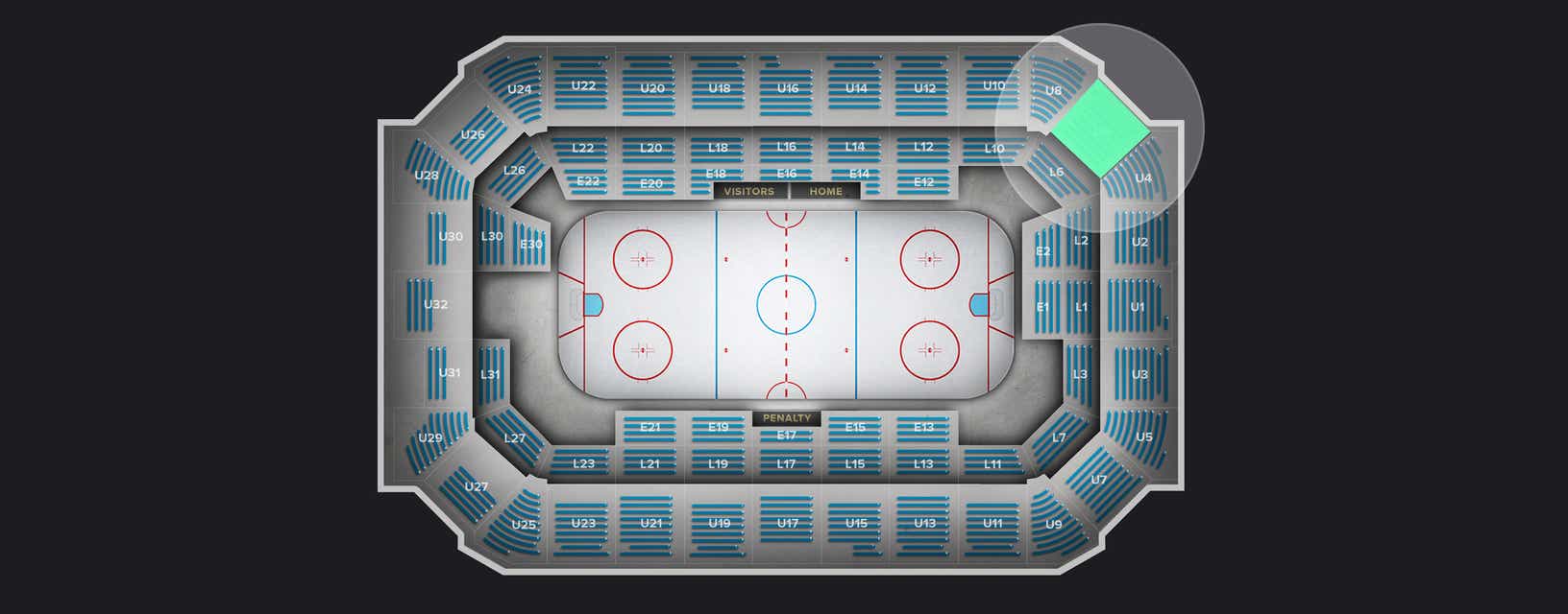 Seat view from Upper