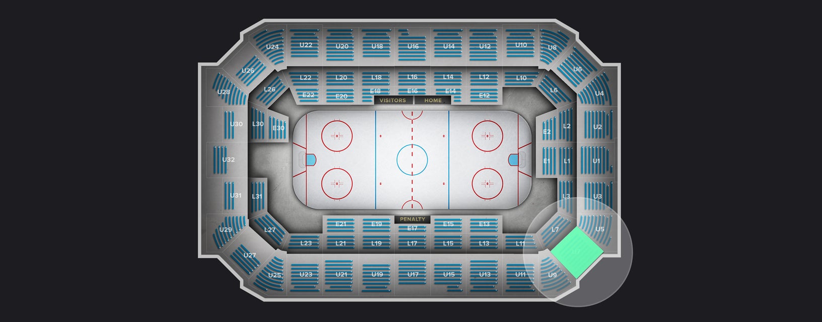 Seat view from Upper