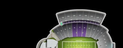 Seat view from Middle Sideline