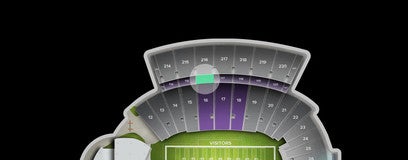 Seat view from Middle Sideline