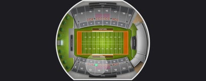 Seat view from Sideline