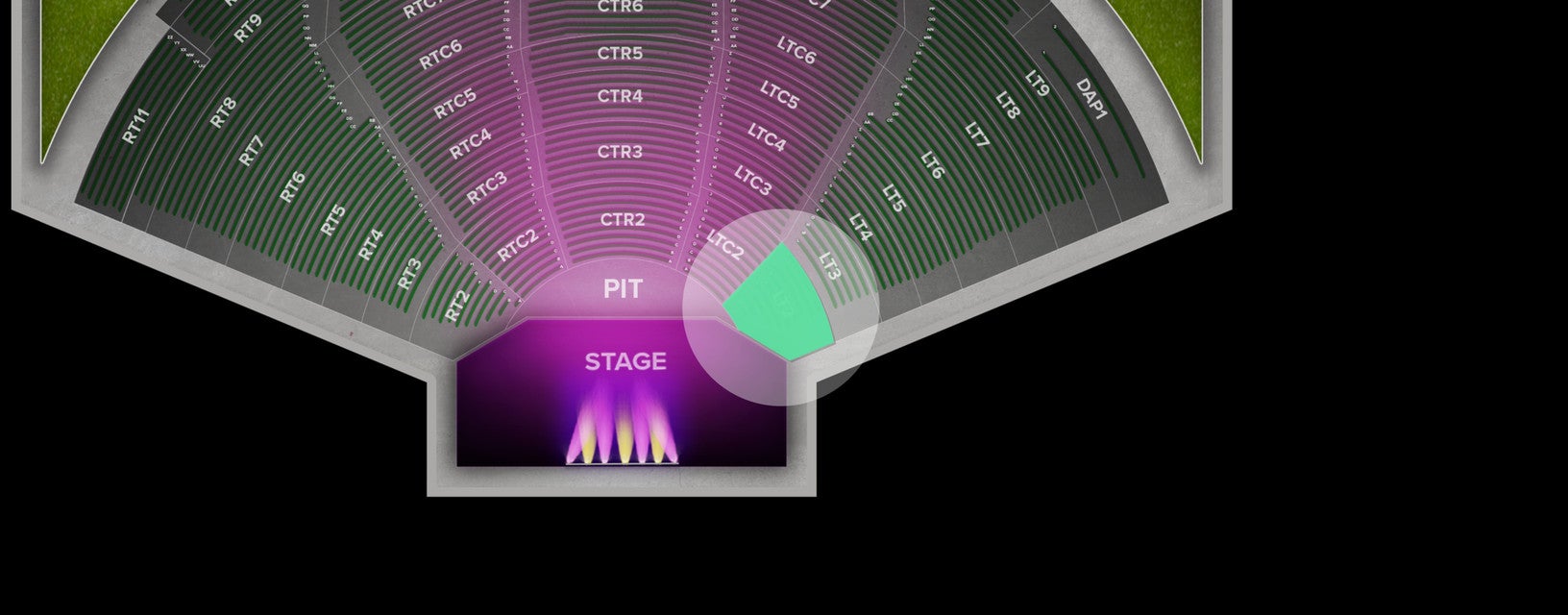 Seat view from Left