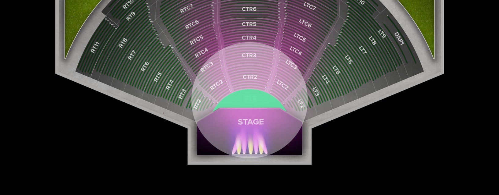 Seat view from Pit