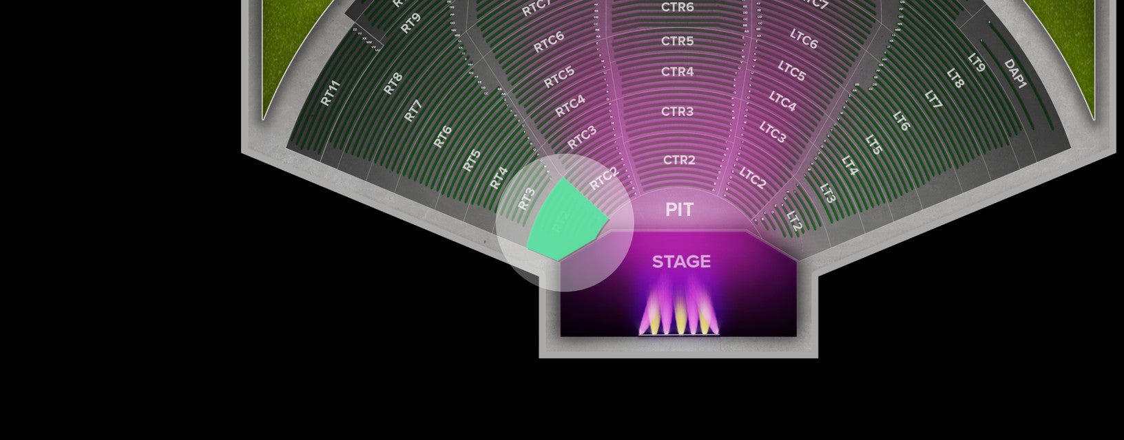 Seat view from Right