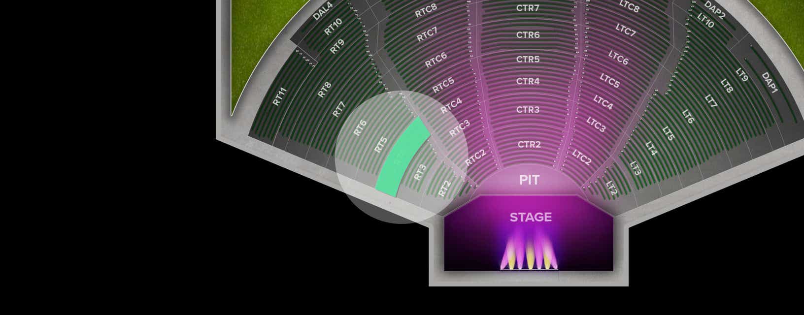 Seat view from Right