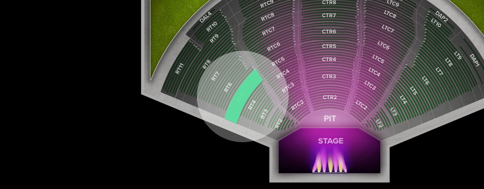 Seat view from Right