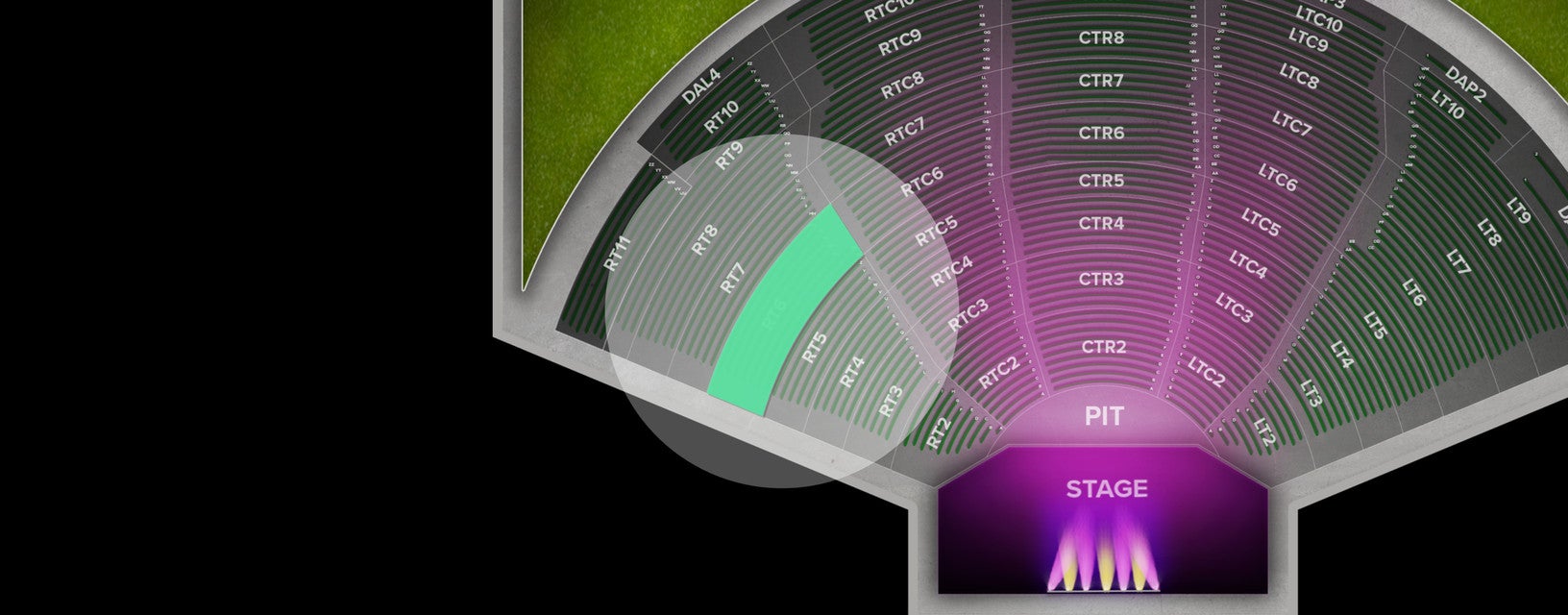 Seat view from Right