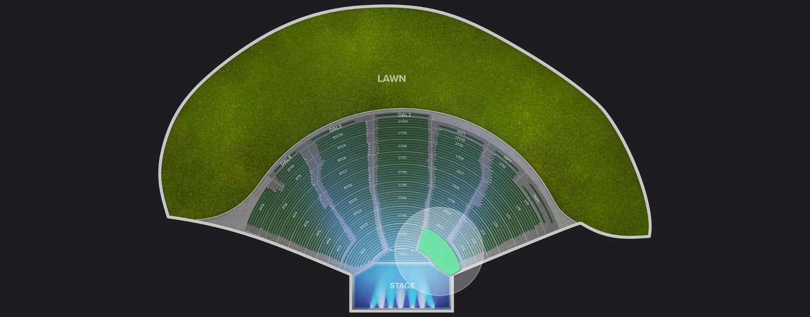 Seat view from Left