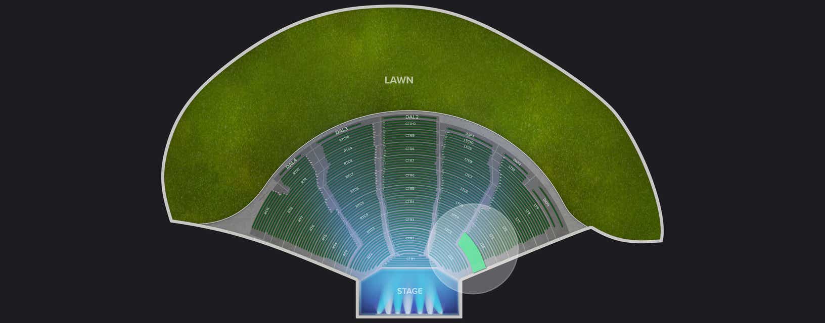 Seat view from Left