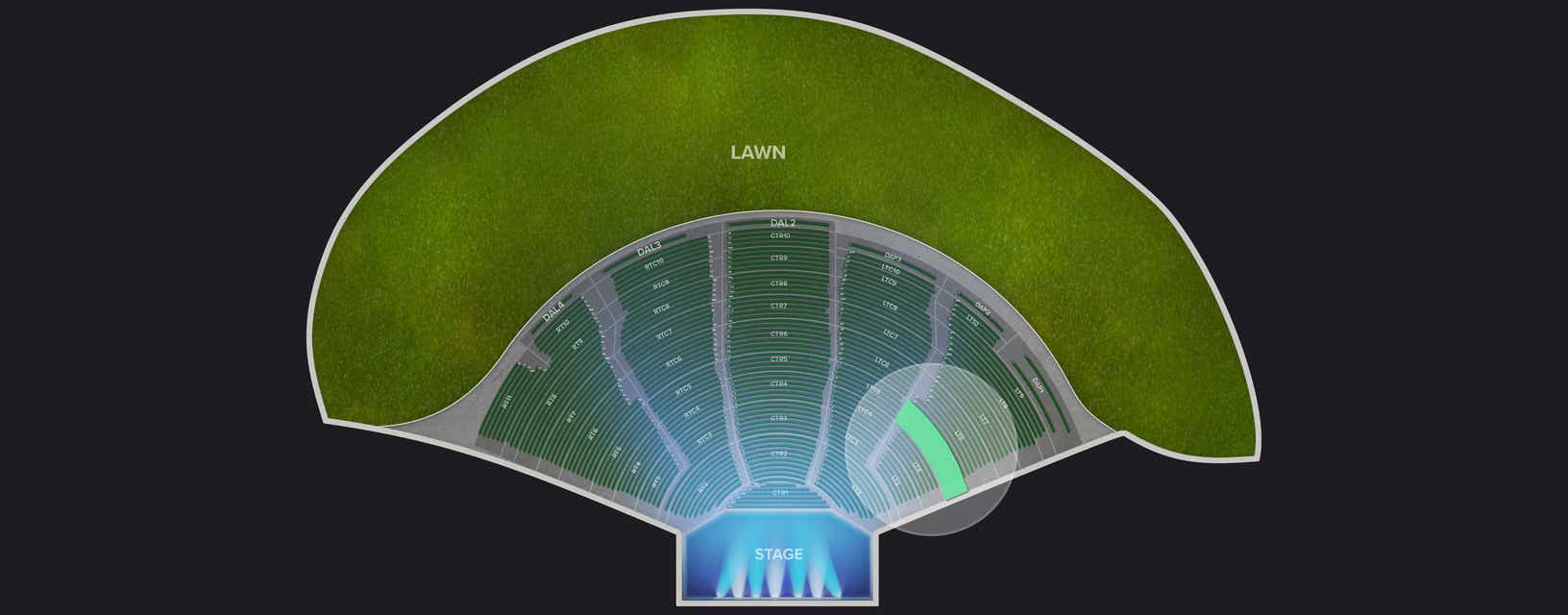 Seat view from Left