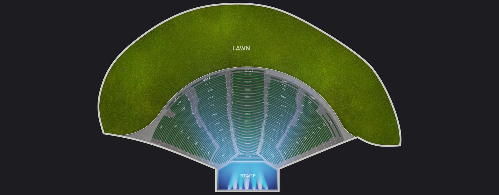 Seat view from General Admission Pit