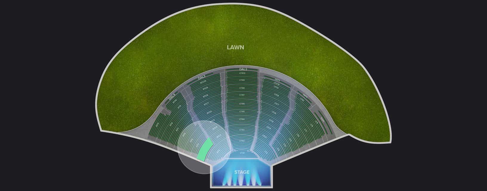 Seat view from Right