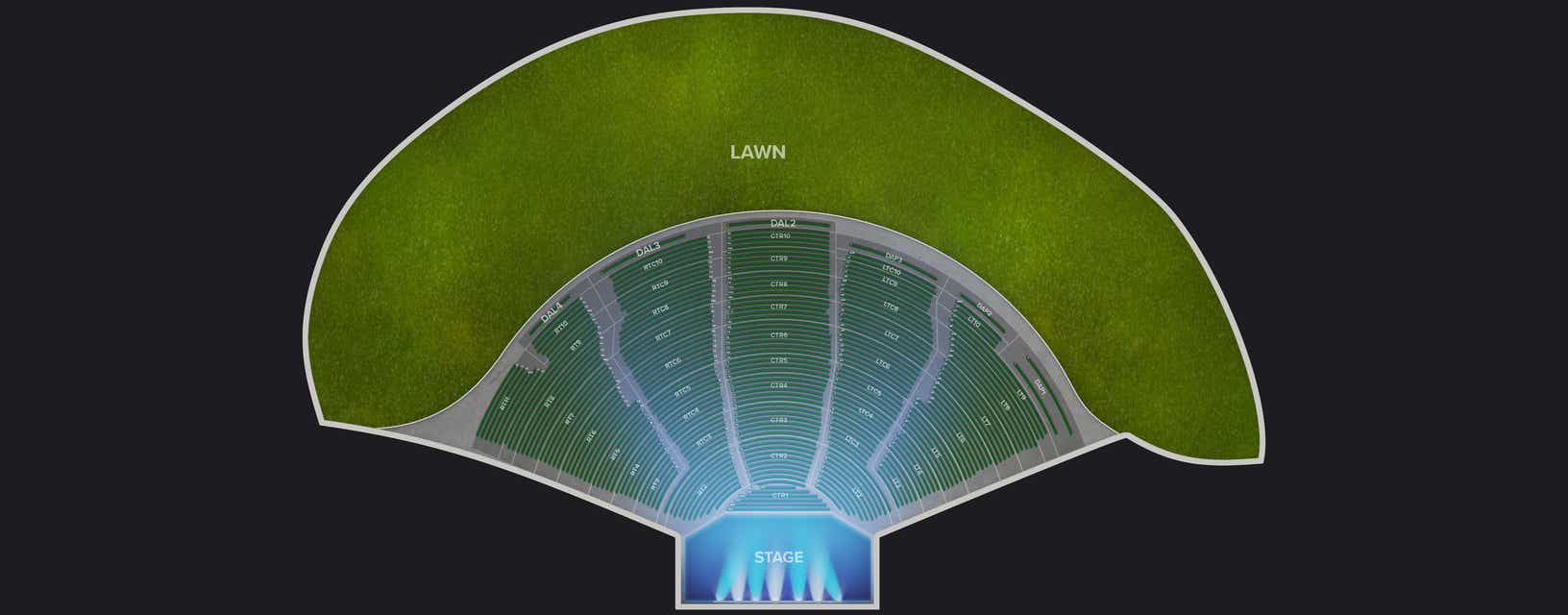 Seat view from Right Center