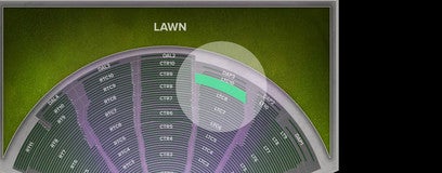 Seat view from Left Center